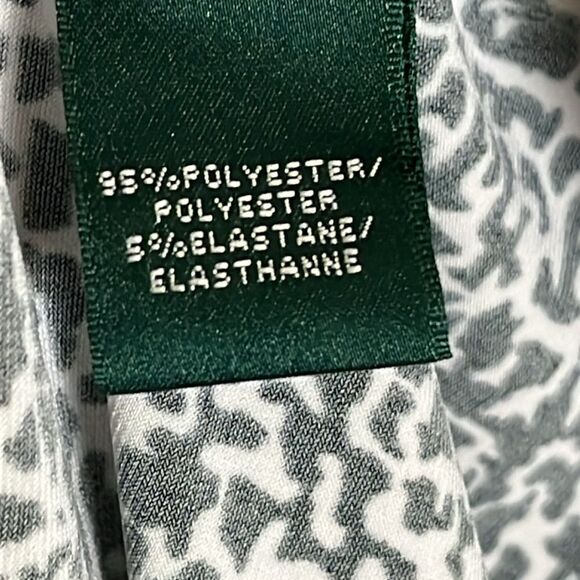 Ralph Lauren faux wrap dress with flutter accent size 12 - Picture 7 of 9